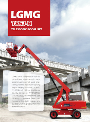 Колесни телескопични подемници LGMG  T85J-H