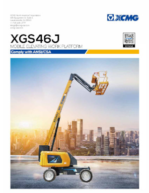 Колесни телескопични подемници XCMG XGS46J