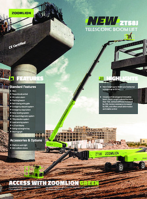 Колесни телескопични подемници Zoomlion ZT58J