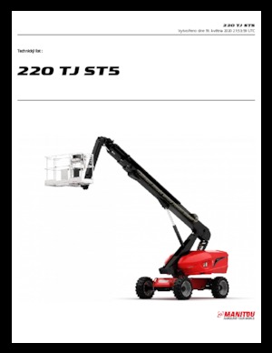 Колесни телескопични подемници Manitou 220 TJ
