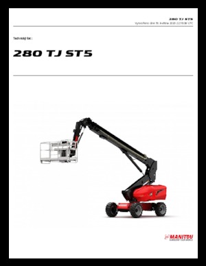 Колесни телескопични подемници Manitou 280 TJ-X