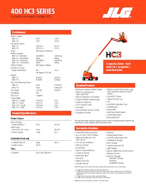 Колесни телескопични подемници JLG 460SJ HC3