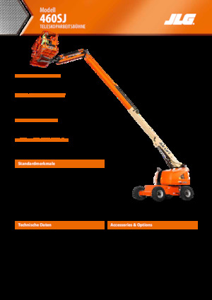 Колесни телескопични подемници JLG 460SJ