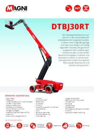 Колесни телескопични подемници MAGNI DTBJ30RT