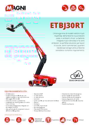 Колесни телескопични подемници MAGNI ETBJ30RT