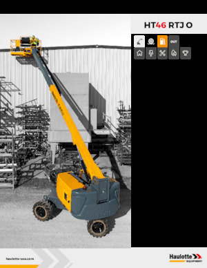 Колесни телескопични подемници Haulotte HT46 RTJ O