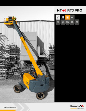 Колесни телескопични подемници Haulotte HT46 RTJ PRO