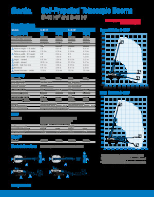 Колесни телескопични подемници Genie S-45 HF