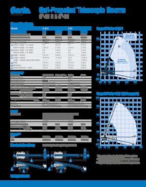 Колесни телескопични подемници Genie S-85