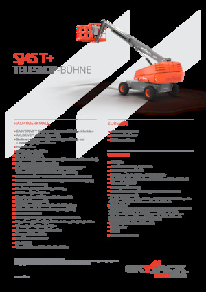 Колесни телескопични подемници Skyjack SJ 45 T+