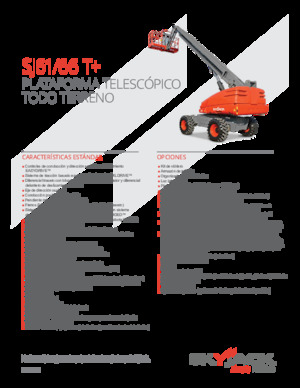 Колесни телескопични подемници Skyjack SJ 66 T+