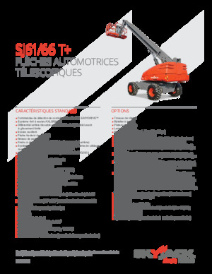 Колесни телескопични подемници Skyjack SJ 66 T+