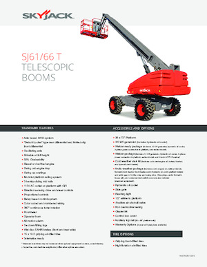 Колесни телескопични подемници Skyjack SJ 66 T