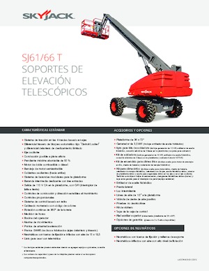 Колесни телескопични подемници Skyjack SJ 61 T