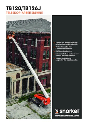 Колесни телескопични подемници Snorkel TB126J