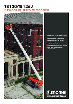 Колесни телескопични подемници Snorkel TB126J