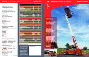 Колесни телескопични подемници MEC TITAN BOOM 60-S