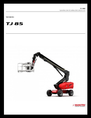 Колесни телескопични подемници Manitou TJ 85