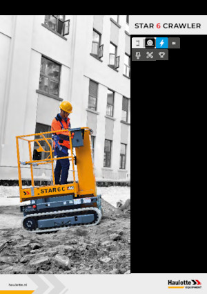 Подемници с единична вертикална мачта Haulotte Star 6 Crawler