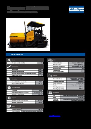 Колесни асфалтополагачи Dynapac SD 2500 WS