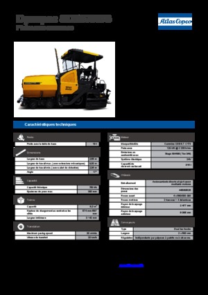 Колесни асфалтополагачи Dynapac SD 2500 WS