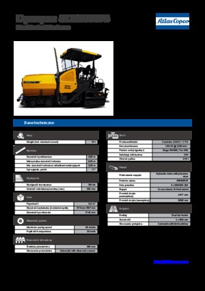 Колесни асфалтополагачи Dynapac SD 2500 WS