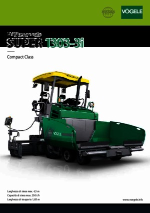 Колесни асфалтополагачи Vögele Super 1303-3i