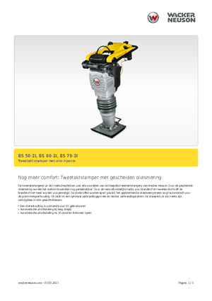 Бензинови и дизелови вибротрамбовки Wacker BS 60-2i 11