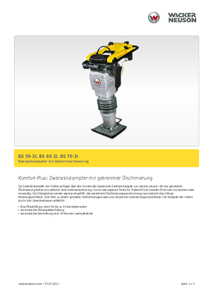 Бензинови и дизелови вибротрамбовки Wacker BS 70-2i 11