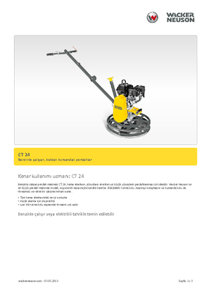 Роторни заглаждачи - ръчно водими Wacker Neuson CT 24-4 A