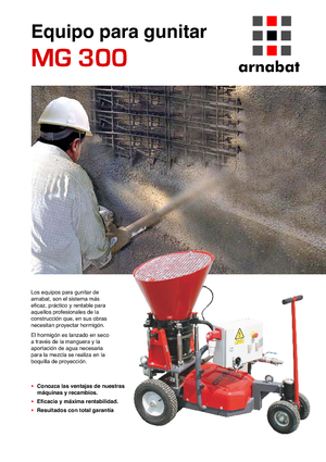 Машини за торкретиране Arnabat MG 300