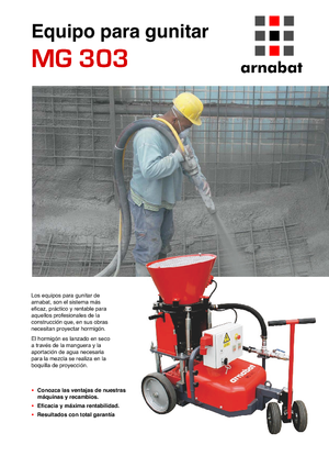Машини за торкретиране Arnabat MG 303