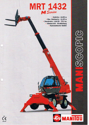 Телескопични товарачи с горна конструкция Manitou MRT 1432