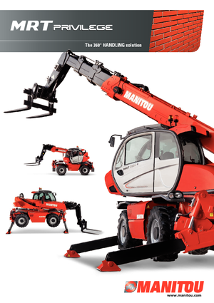 Телескопични товарачи с горна конструкция Manitou MRT 1850+ Privilege