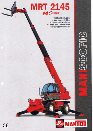 Телескопични товарачи с горна конструкция Manitou MRT 2145
