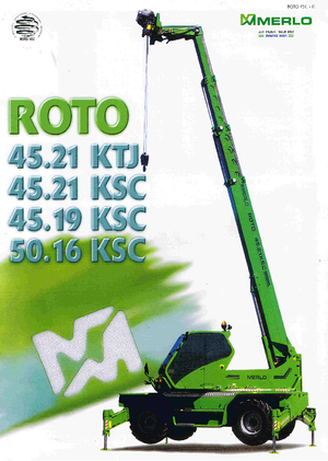 Телескопични товарачи с горна конструкция Merlo Roto 45.21 KSC