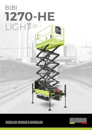 Верижни ножични автовишки Almac Bibi 1270-HE 