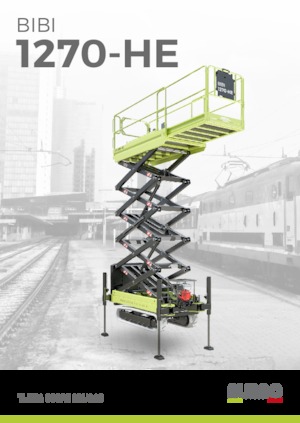 Верижни ножични автовишки Almac Bibi 1270-HE 