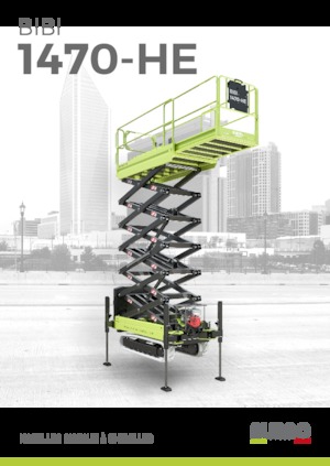 Верижни ножични автовишки Almac Bibi 1470-HE 