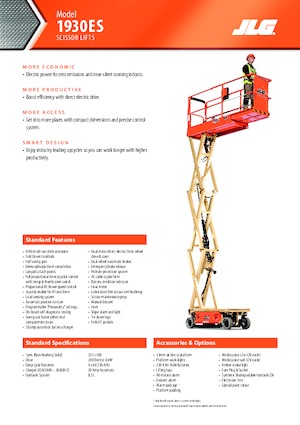 Колесни ножични автовишки JLG 1930ES