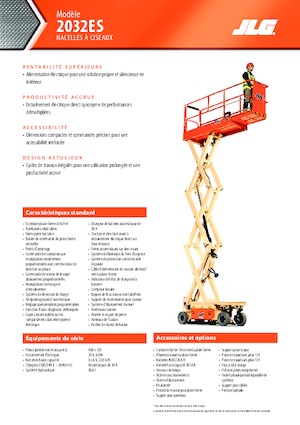 Колесни ножични автовишки JLG 2032ES