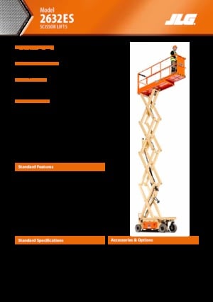 Колесни ножични автовишки JLG 2632ES