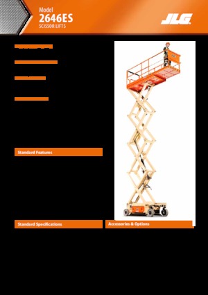 Колесни ножични автовишки JLG 2646ES