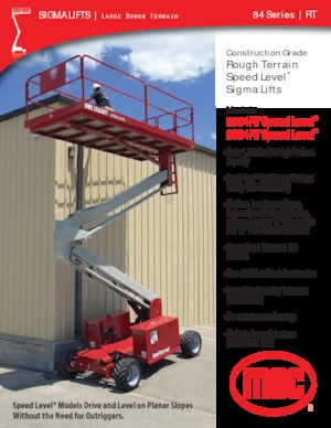 Колесни ножични автовишки MEC 2684RT