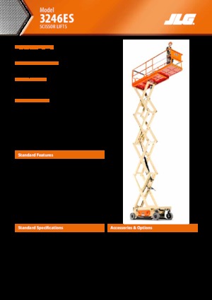 Колесни ножични автовишки JLG 3246ES