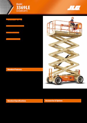 Колесни ножични автовишки JLG 3369LE