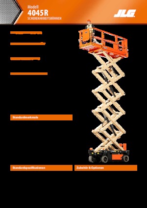Колесни ножични автовишки JLG R4045 