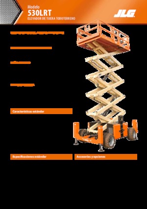 Колесни ножични автовишки JLG 530LRT
