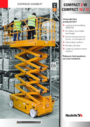 Колесни ножични автовишки Haulotte Compact 10