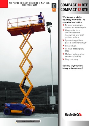 Колесни ножични автовишки Haulotte Compact 10 RTE